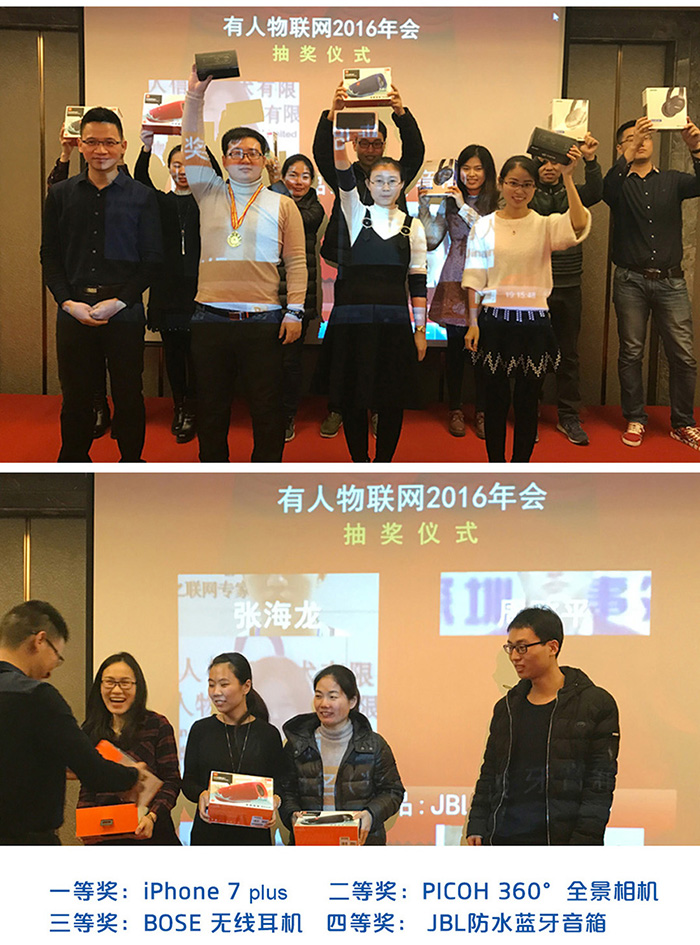一家有范儿的物联网科技公司的年会应该是怎样的：抽奖活动