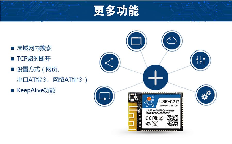 低功耗嵌入式串口转WIFI？：更多功能