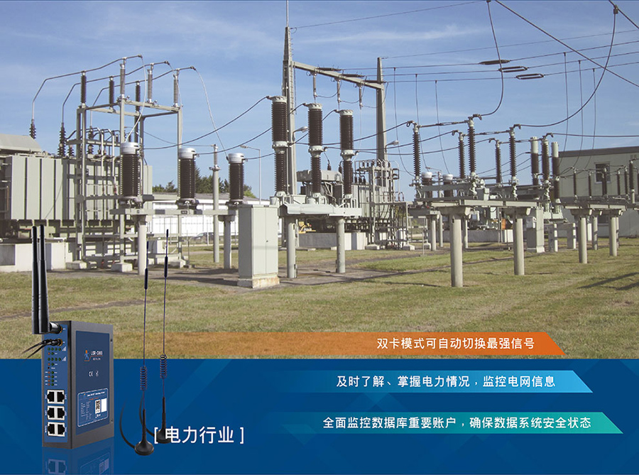 工业路由器图片G808：电力联网方案
