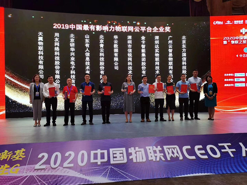 long8唯一官网登录网软件事业部总监王伟（左四）上台领奖