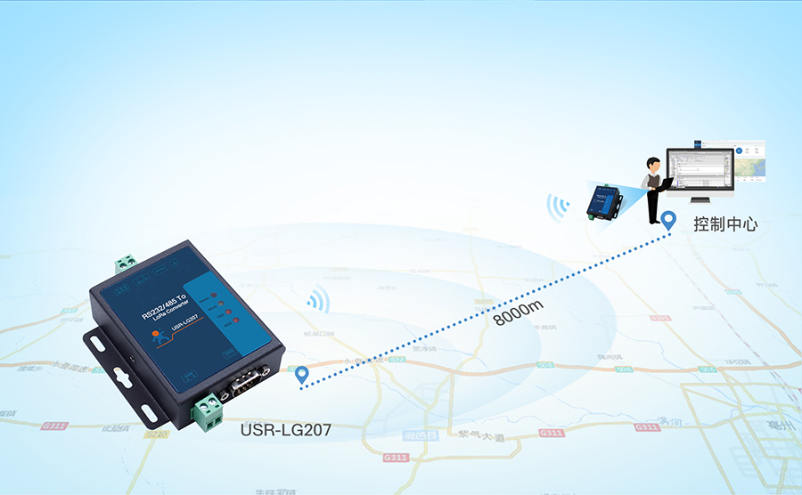 大功率LoRa无线数传电台远距离数据传输