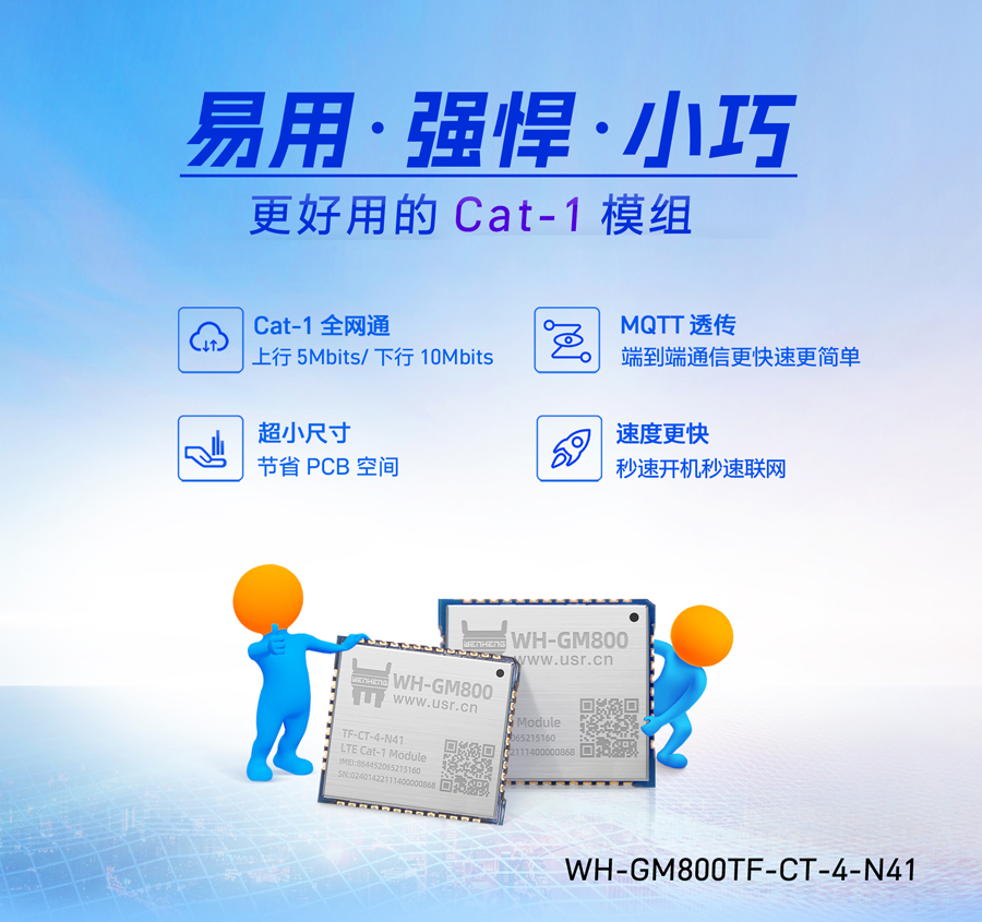 Cat-1？閁NISOC V8850方案_AT指令集_超小封装cat1模组