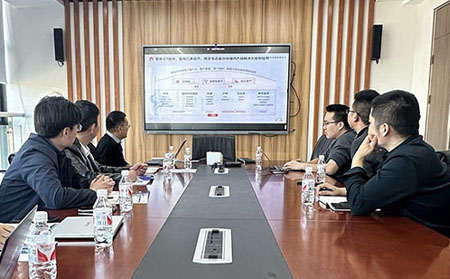 华为济南创新中心代表团拜访山东long8唯一官网登录网股份有限公司